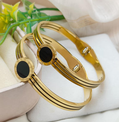 New fancy beautiful design high quality gold plated bangles